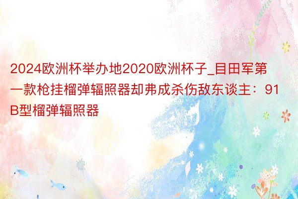 2024欧洲杯举办地2020欧洲杯子_目田军第一款枪挂榴弹辐